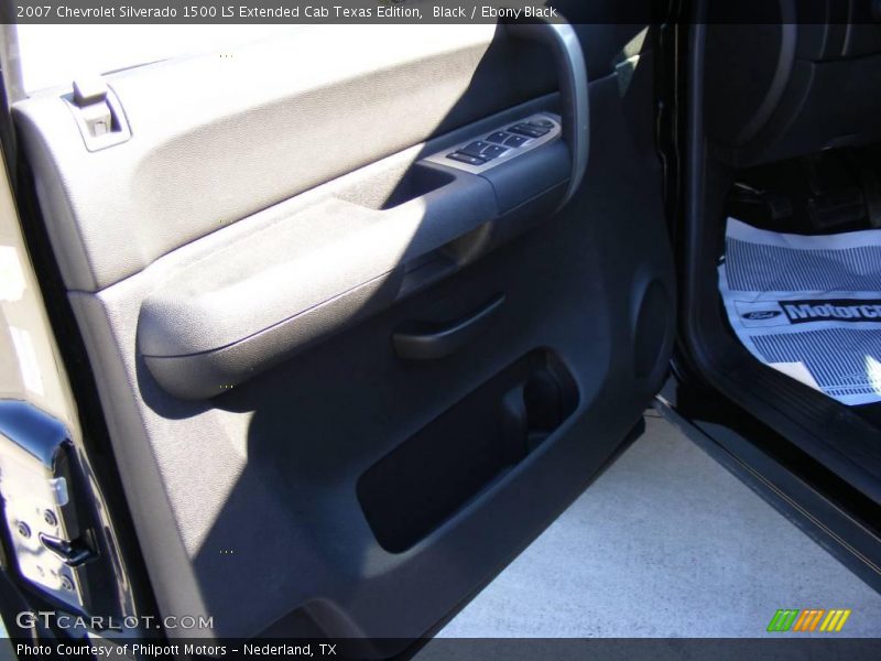 Black / Ebony Black 2007 Chevrolet Silverado 1500 LS Extended Cab Texas Edition