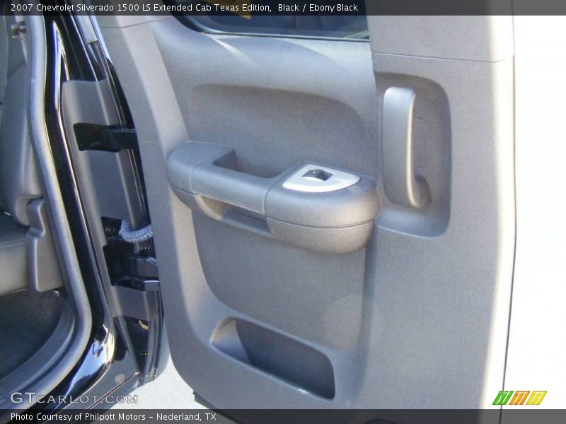 Black / Ebony Black 2007 Chevrolet Silverado 1500 LS Extended Cab Texas Edition