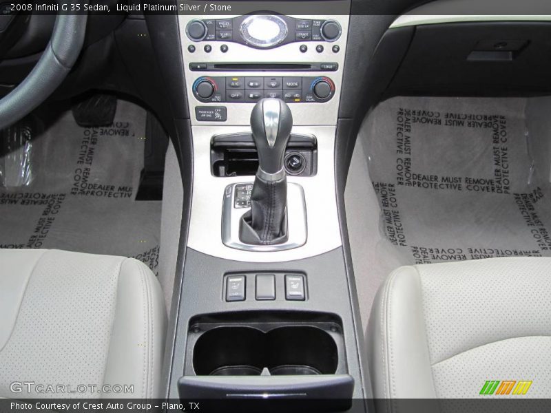 Liquid Platinum Silver / Stone 2008 Infiniti G 35 Sedan