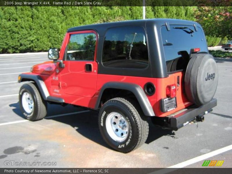 Flame Red / Dark Slate Gray 2006 Jeep Wrangler X 4x4