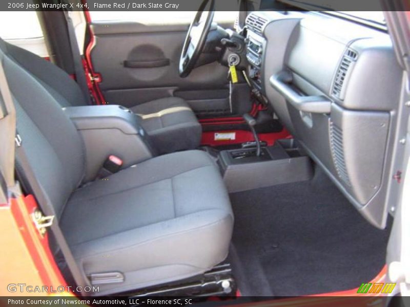 Flame Red / Dark Slate Gray 2006 Jeep Wrangler X 4x4