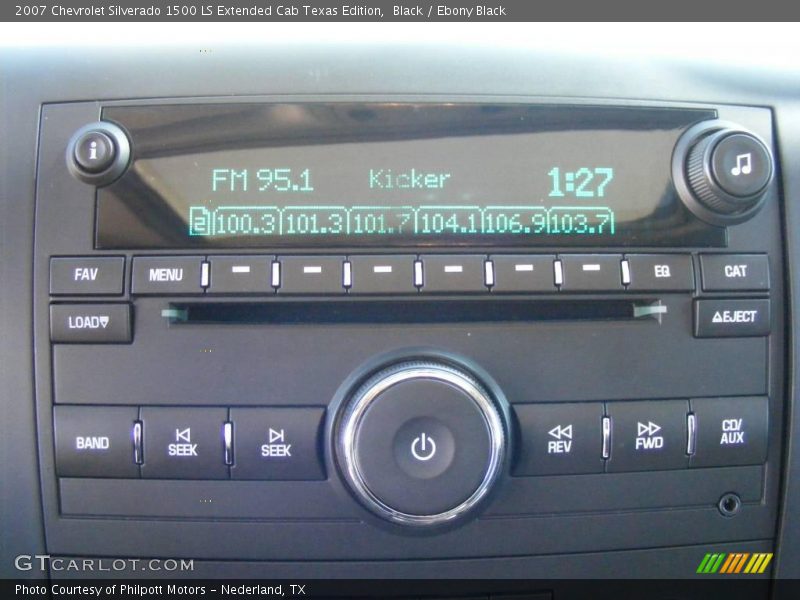 Black / Ebony Black 2007 Chevrolet Silverado 1500 LS Extended Cab Texas Edition