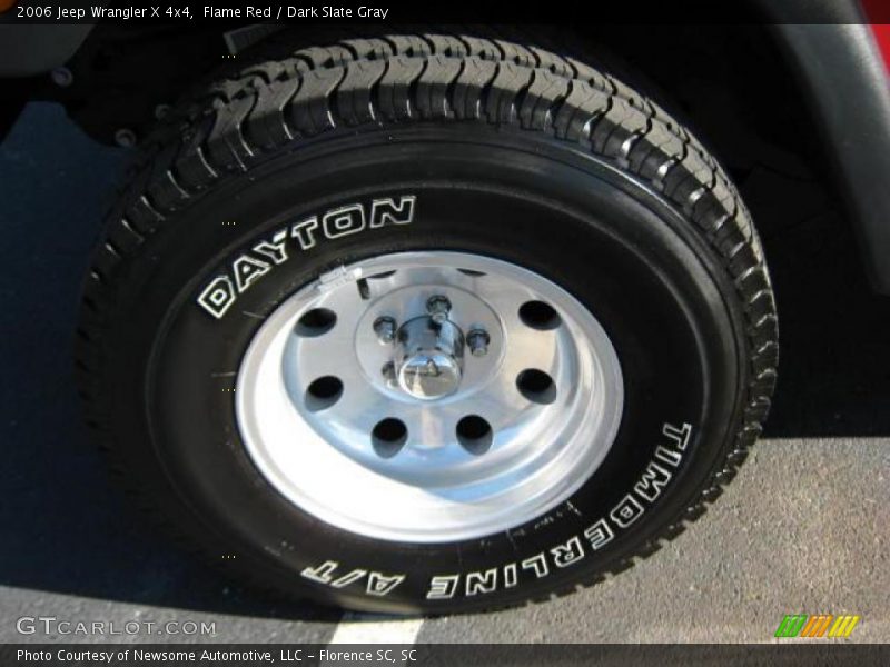 Flame Red / Dark Slate Gray 2006 Jeep Wrangler X 4x4