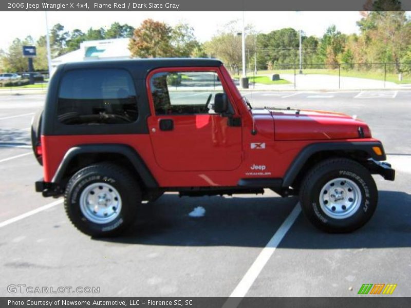 Flame Red / Dark Slate Gray 2006 Jeep Wrangler X 4x4