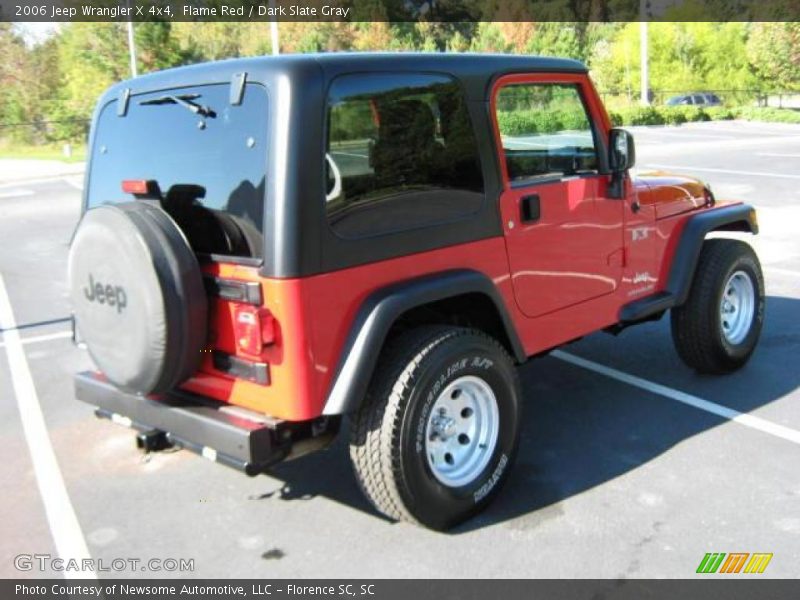 Flame Red / Dark Slate Gray 2006 Jeep Wrangler X 4x4