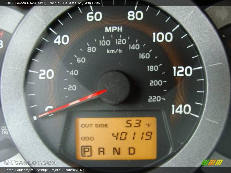 Pacific Blue Metallic / Ash Gray 2007 Toyota RAV4 4WD
