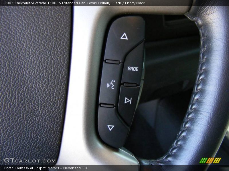 Black / Ebony Black 2007 Chevrolet Silverado 1500 LS Extended Cab Texas Edition