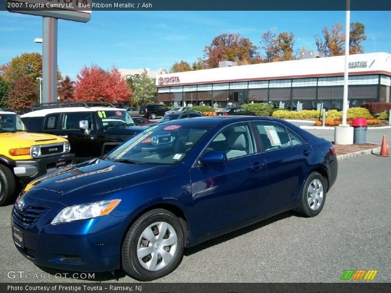 Blue Ribbon Metallic / Ash 2007 Toyota Camry LE