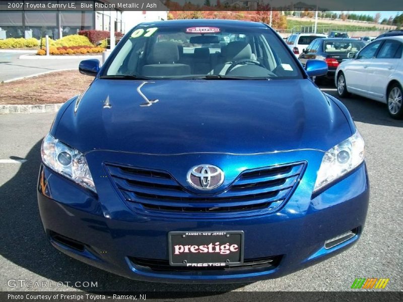 Blue Ribbon Metallic / Ash 2007 Toyota Camry LE