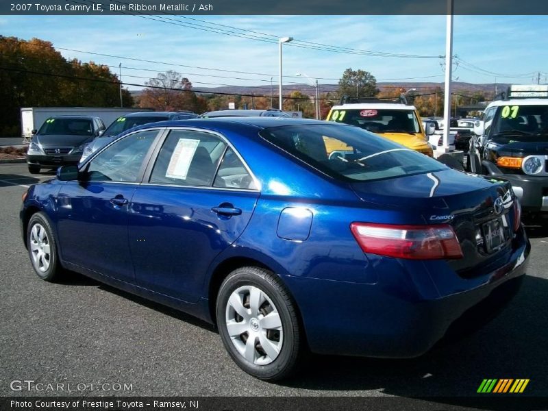 Blue Ribbon Metallic / Ash 2007 Toyota Camry LE