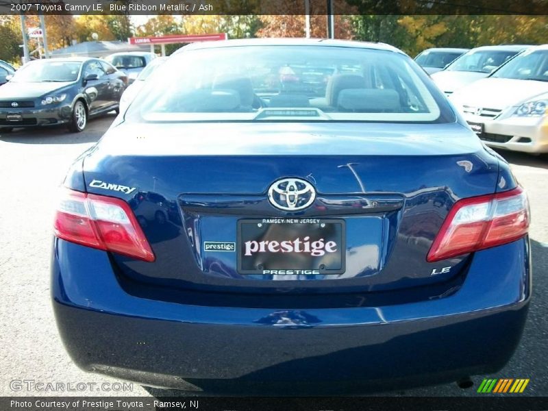 Blue Ribbon Metallic / Ash 2007 Toyota Camry LE