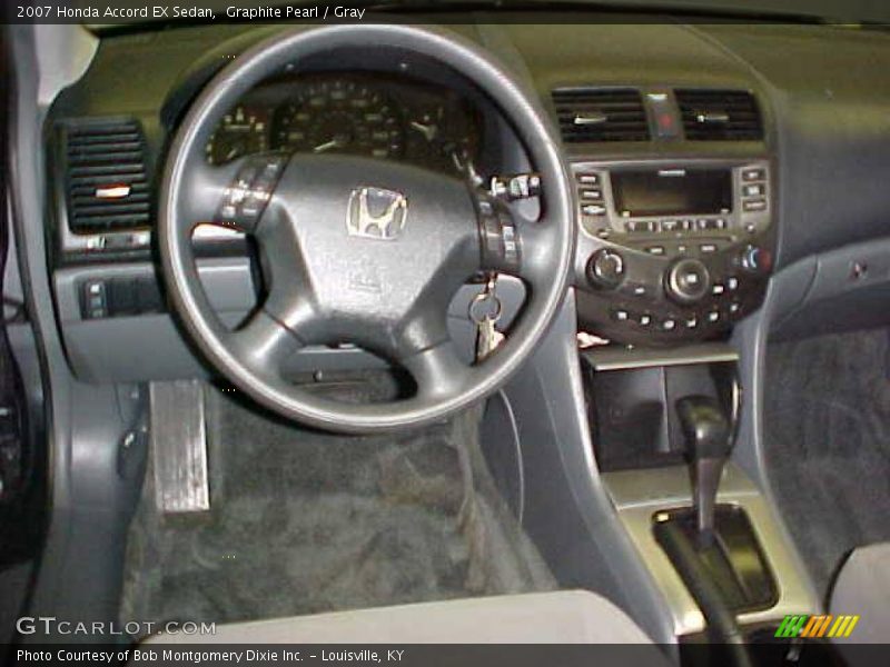 Graphite Pearl / Gray 2007 Honda Accord EX Sedan