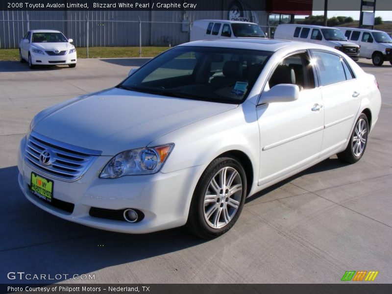 Blizzard White Pearl / Graphite Gray 2008 Toyota Avalon Limited