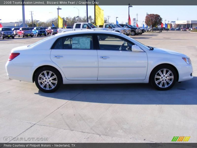 Blizzard White Pearl / Graphite Gray 2008 Toyota Avalon Limited