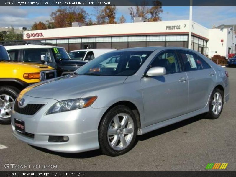 Titanium Metallic / Dark Charcoal 2007 Toyota Camry SE V6