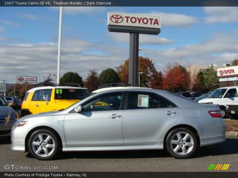 Titanium Metallic / Dark Charcoal 2007 Toyota Camry SE V6