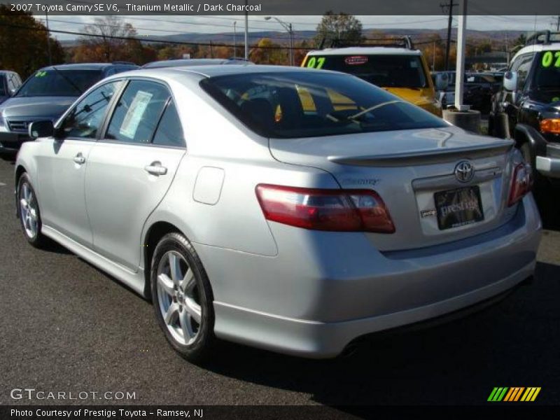Titanium Metallic / Dark Charcoal 2007 Toyota Camry SE V6