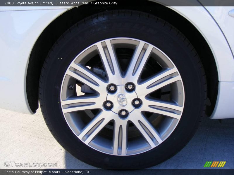 Blizzard White Pearl / Graphite Gray 2008 Toyota Avalon Limited