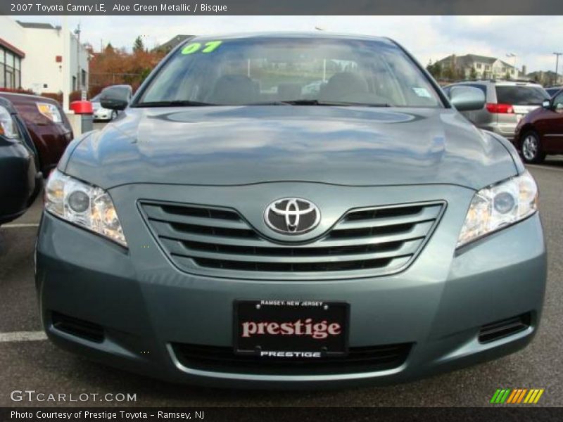 Aloe Green Metallic / Bisque 2007 Toyota Camry LE