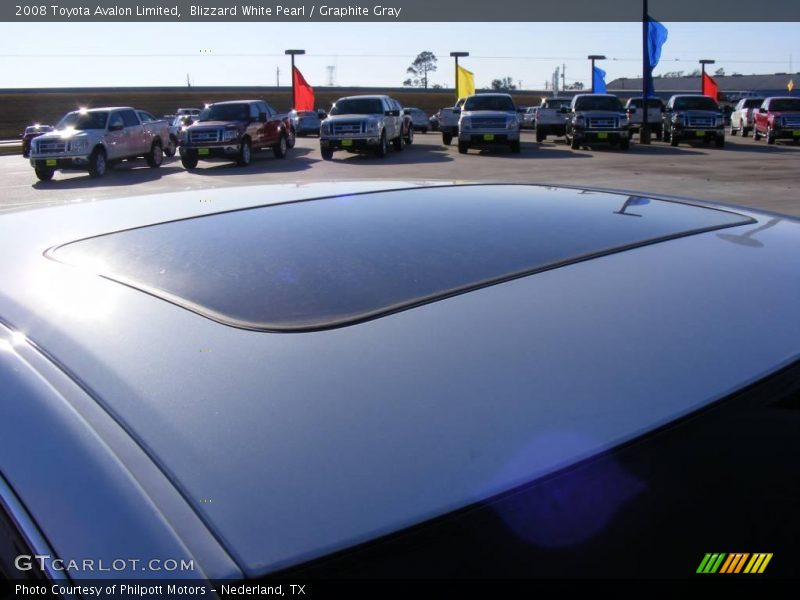 Blizzard White Pearl / Graphite Gray 2008 Toyota Avalon Limited