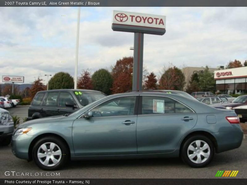 Aloe Green Metallic / Bisque 2007 Toyota Camry LE