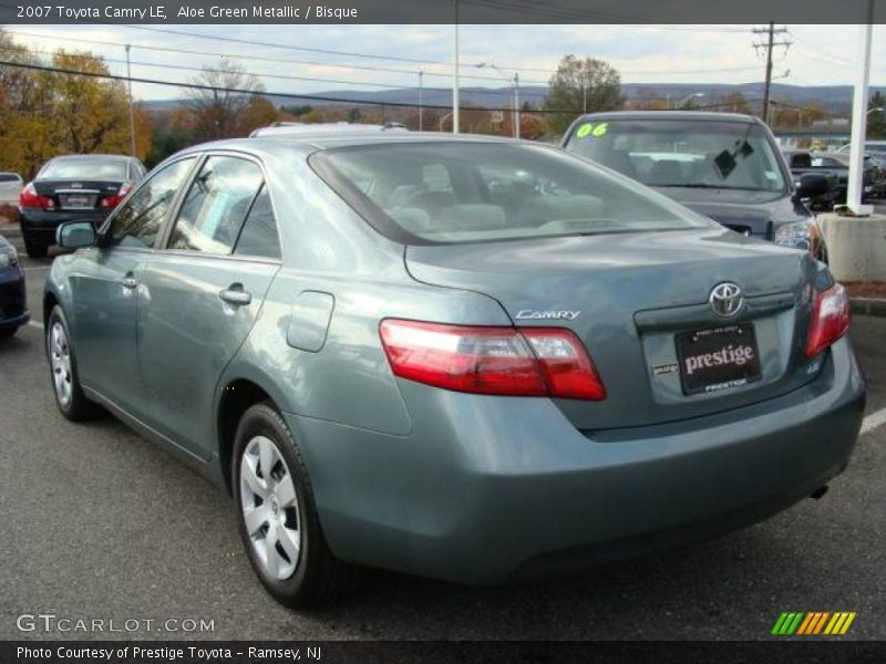 Aloe Green Metallic / Bisque 2007 Toyota Camry LE
