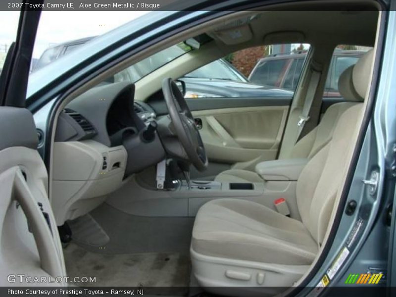 Aloe Green Metallic / Bisque 2007 Toyota Camry LE