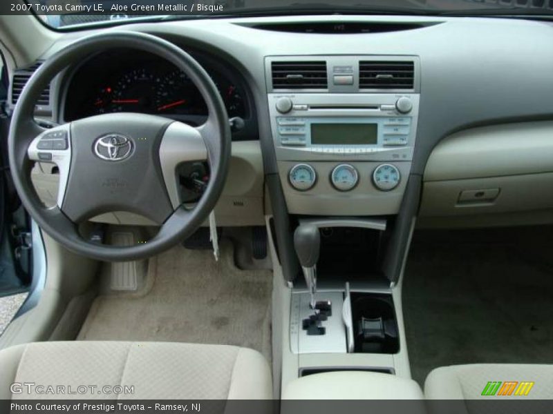 Aloe Green Metallic / Bisque 2007 Toyota Camry LE