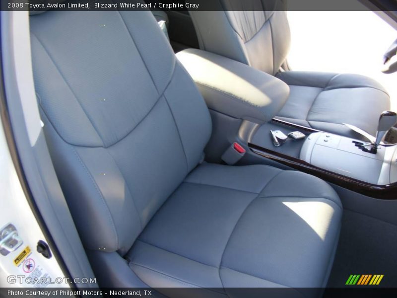Blizzard White Pearl / Graphite Gray 2008 Toyota Avalon Limited