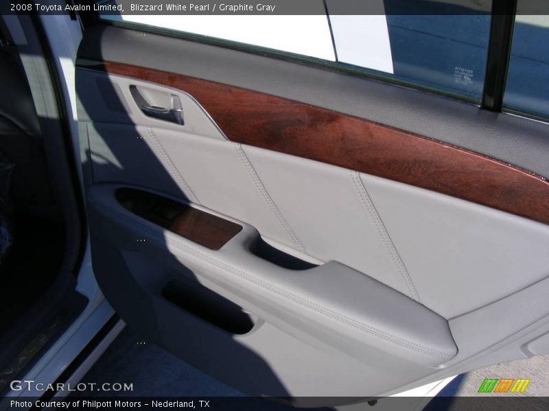 Blizzard White Pearl / Graphite Gray 2008 Toyota Avalon Limited