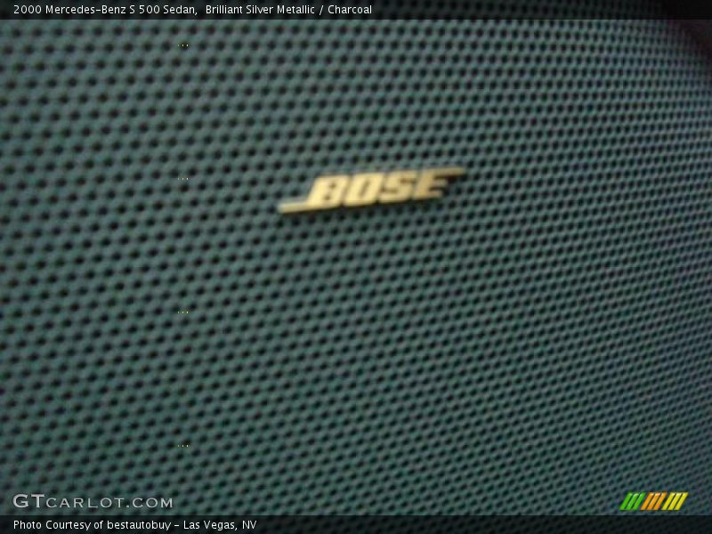 Brilliant Silver Metallic / Charcoal 2000 Mercedes-Benz S 500 Sedan