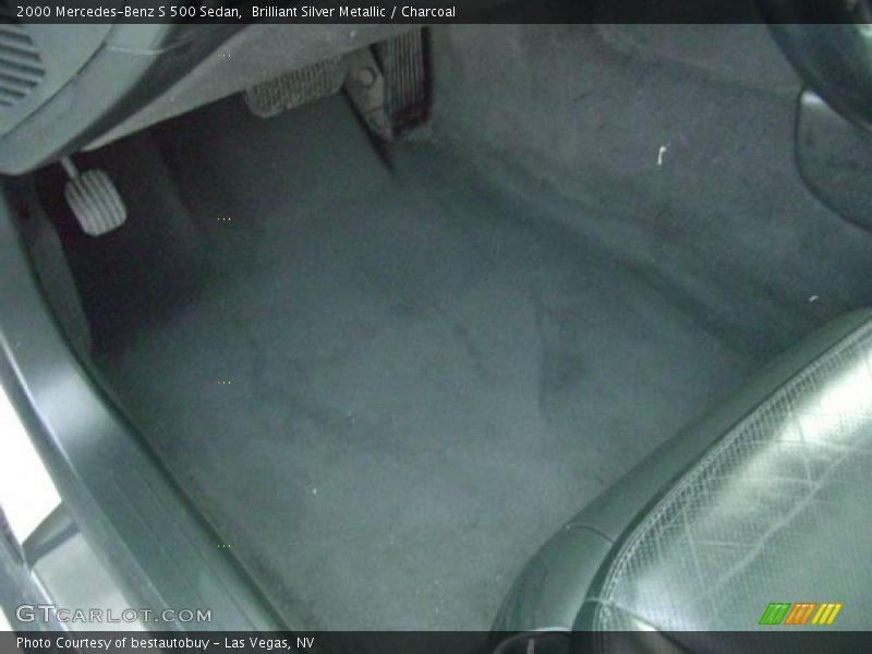 Brilliant Silver Metallic / Charcoal 2000 Mercedes-Benz S 500 Sedan