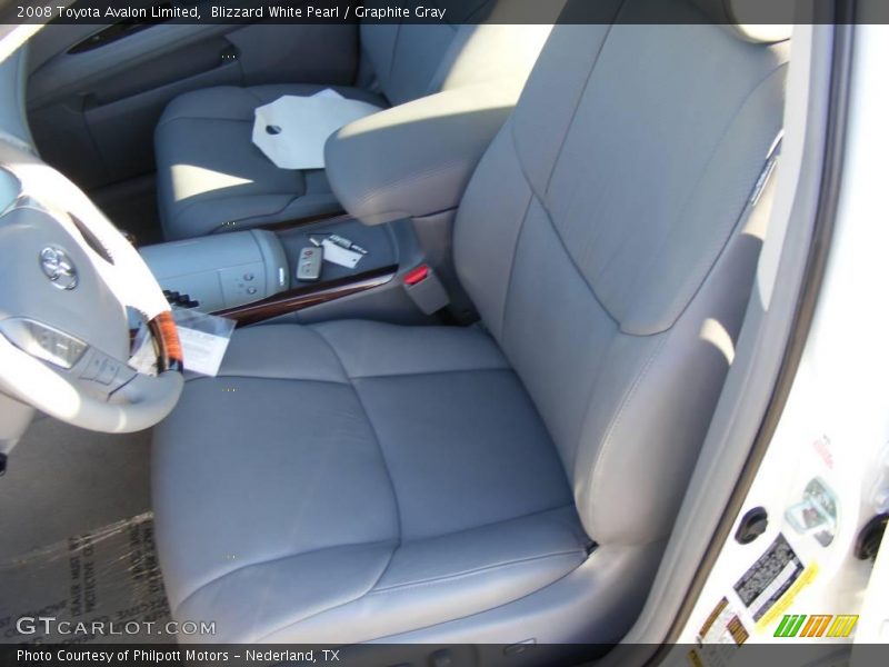 Blizzard White Pearl / Graphite Gray 2008 Toyota Avalon Limited