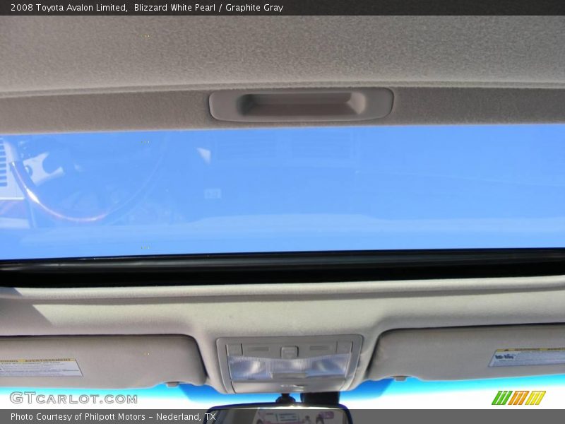 Blizzard White Pearl / Graphite Gray 2008 Toyota Avalon Limited