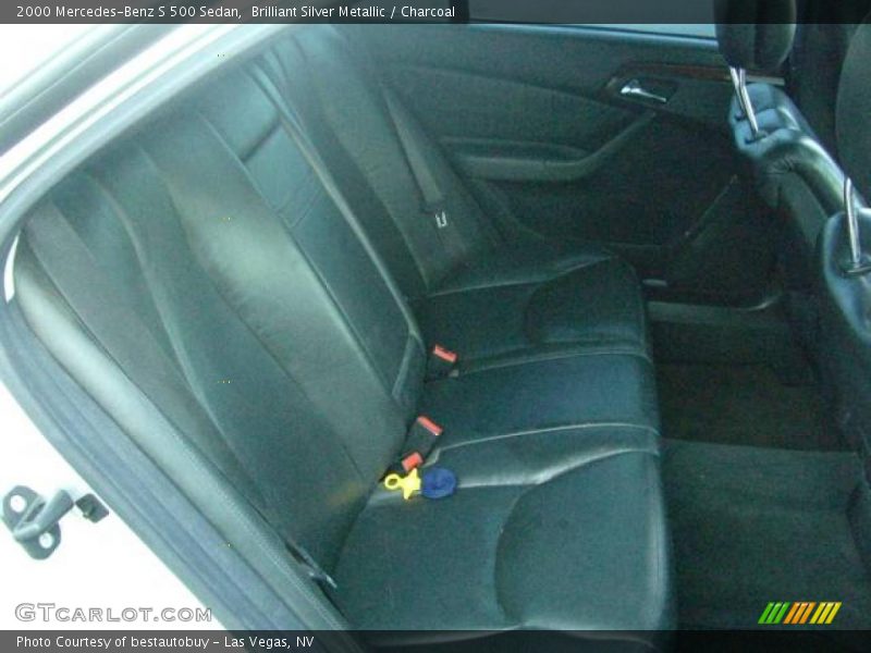 Brilliant Silver Metallic / Charcoal 2000 Mercedes-Benz S 500 Sedan