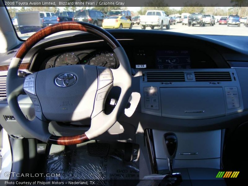 Blizzard White Pearl / Graphite Gray 2008 Toyota Avalon Limited