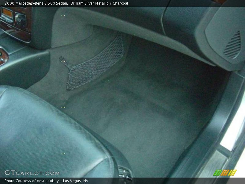Brilliant Silver Metallic / Charcoal 2000 Mercedes-Benz S 500 Sedan