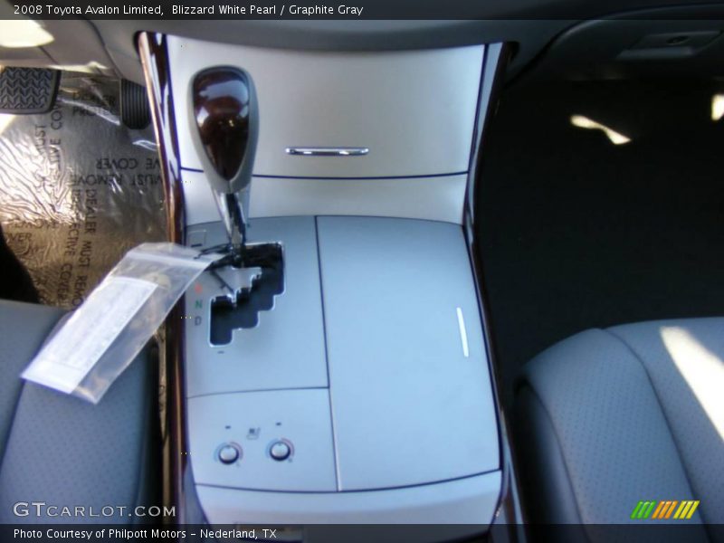 Blizzard White Pearl / Graphite Gray 2008 Toyota Avalon Limited