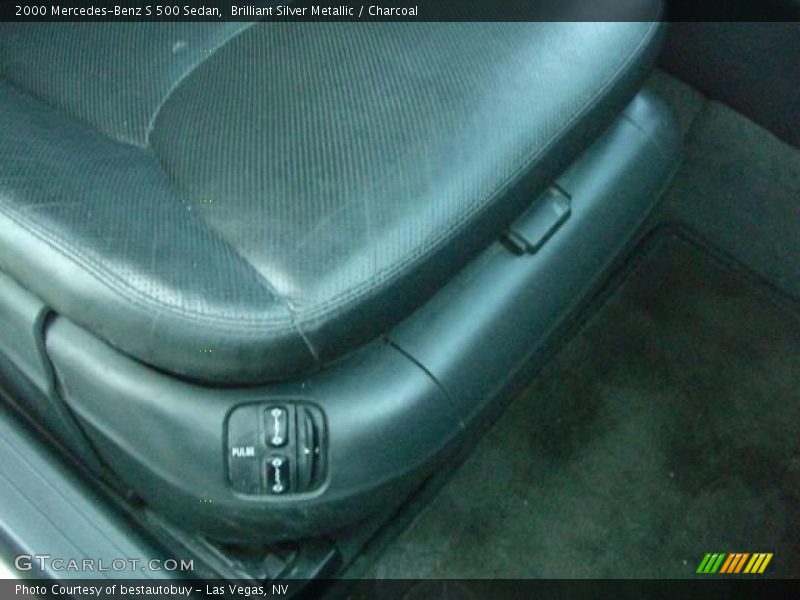 Brilliant Silver Metallic / Charcoal 2000 Mercedes-Benz S 500 Sedan