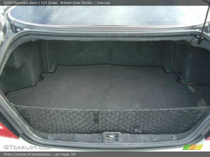Brilliant Silver Metallic / Charcoal 2000 Mercedes-Benz S 500 Sedan