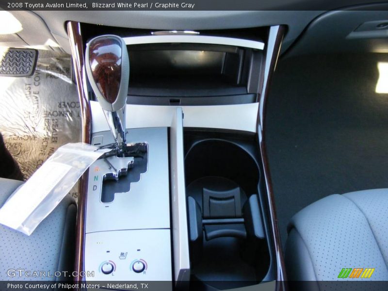 Blizzard White Pearl / Graphite Gray 2008 Toyota Avalon Limited
