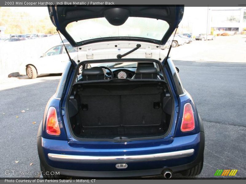 Indi Blue Metallic / Panther Black 2003 Mini Cooper Hardtop
