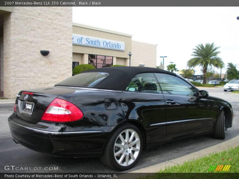 Black / Black 2007 Mercedes-Benz CLK 350 Cabriolet