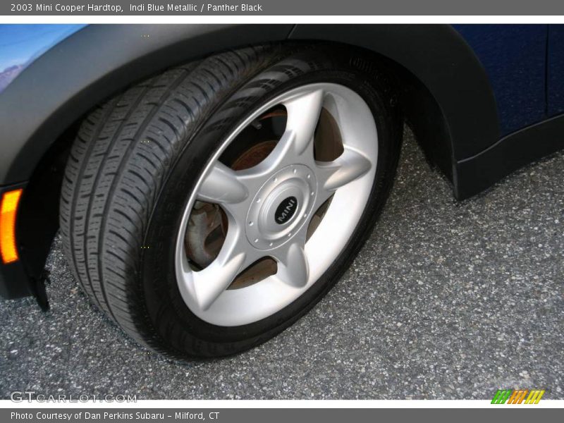 Indi Blue Metallic / Panther Black 2003 Mini Cooper Hardtop