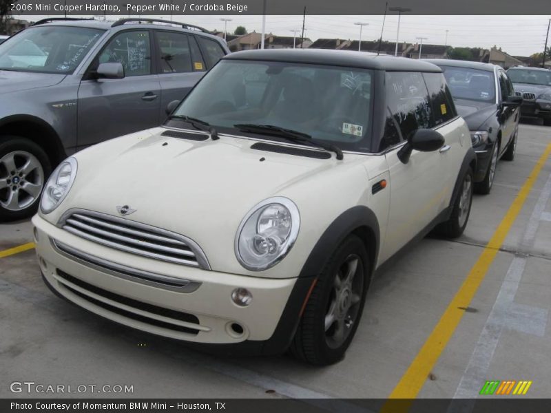 Pepper White / Cordoba Beige 2006 Mini Cooper Hardtop