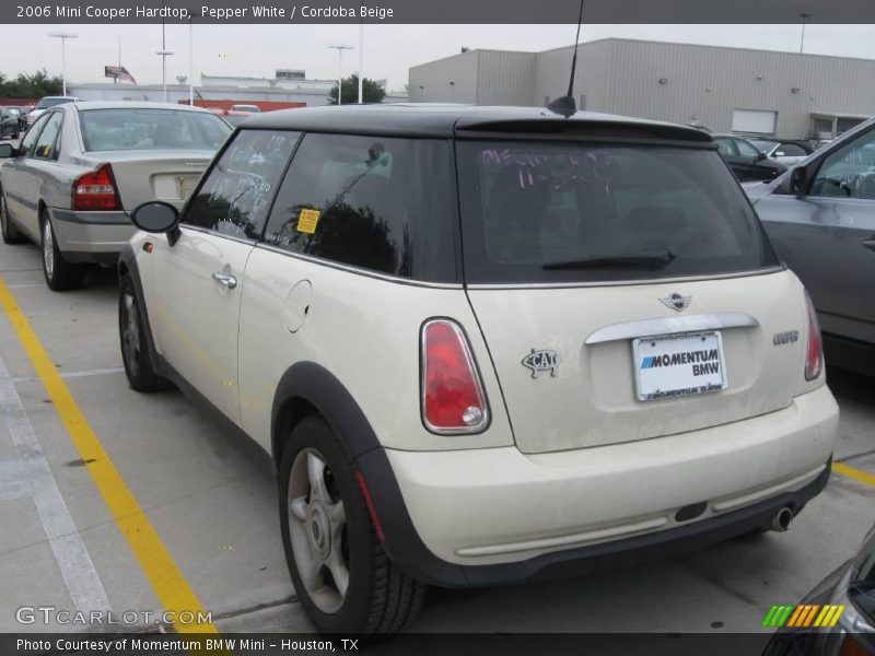 Pepper White / Cordoba Beige 2006 Mini Cooper Hardtop