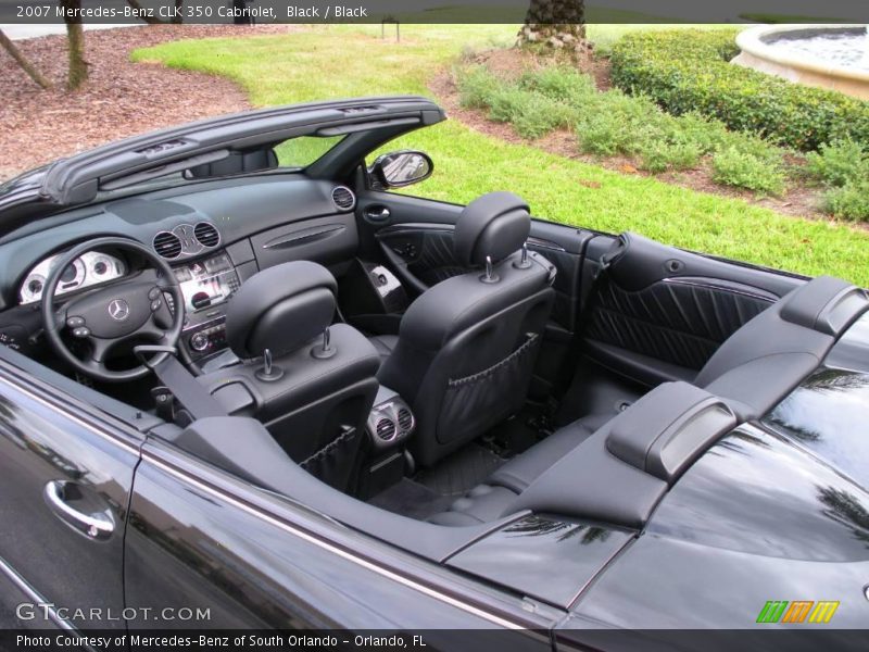 Black / Black 2007 Mercedes-Benz CLK 350 Cabriolet