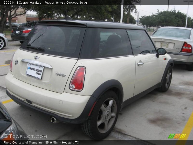Pepper White / Cordoba Beige 2006 Mini Cooper Hardtop