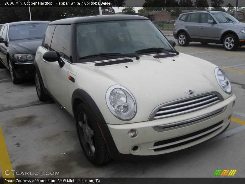 Pepper White / Cordoba Beige 2006 Mini Cooper Hardtop