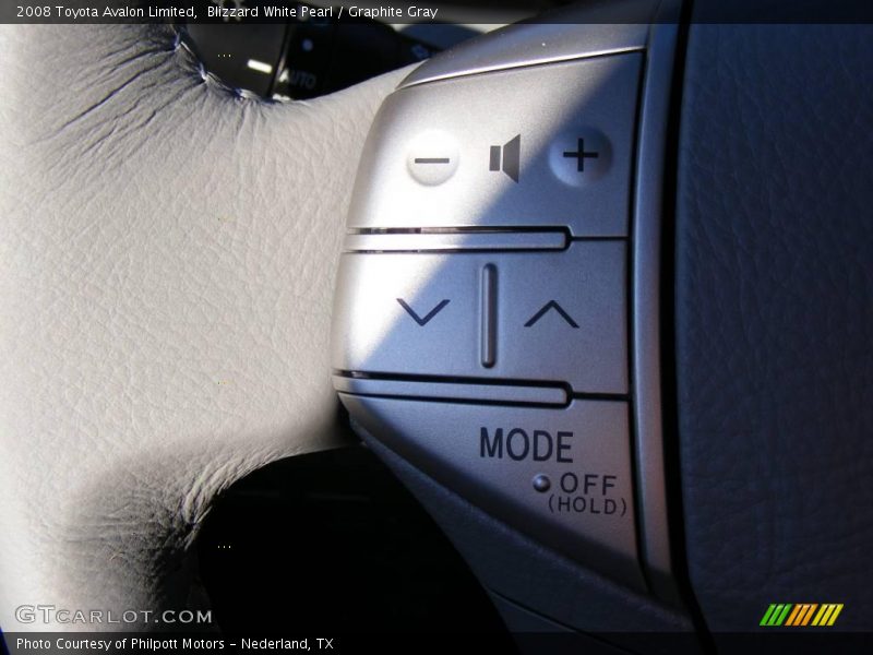 Blizzard White Pearl / Graphite Gray 2008 Toyota Avalon Limited